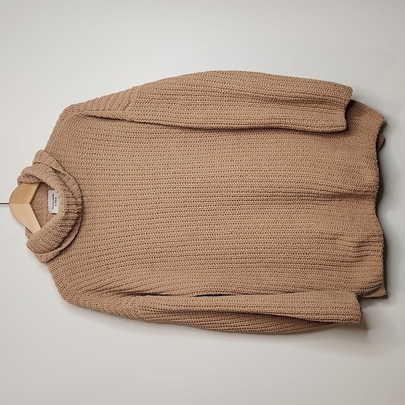 Abercrombie & Fitch Brown Chenille Turtle Neck Sweater Size Xs Women - Picture 1 of 8